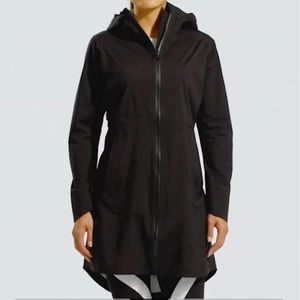 Athleta Palisades Waterproof Jacket Small Black